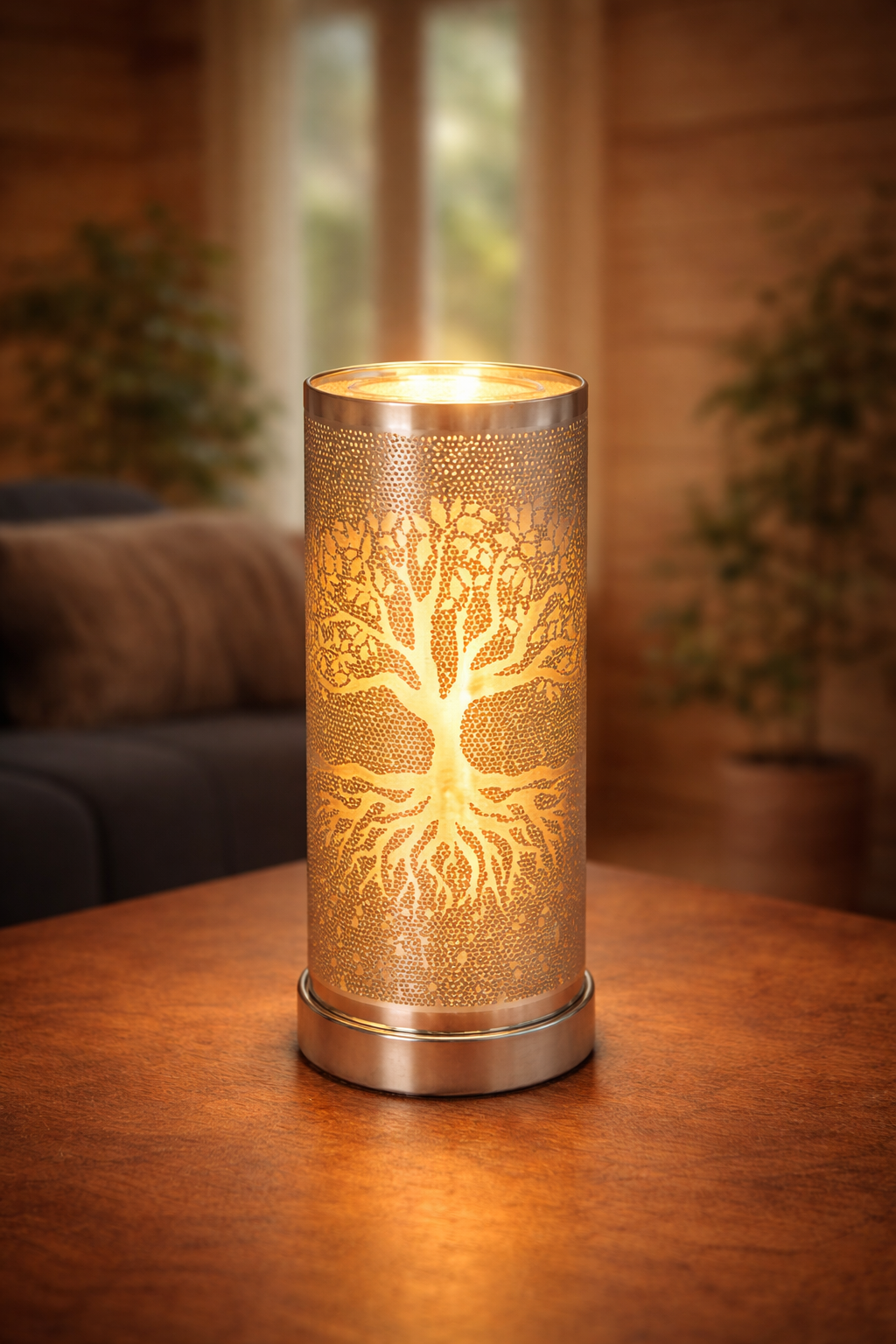 lampe diffuseur parfum arbre de vie luxarom décoration zen